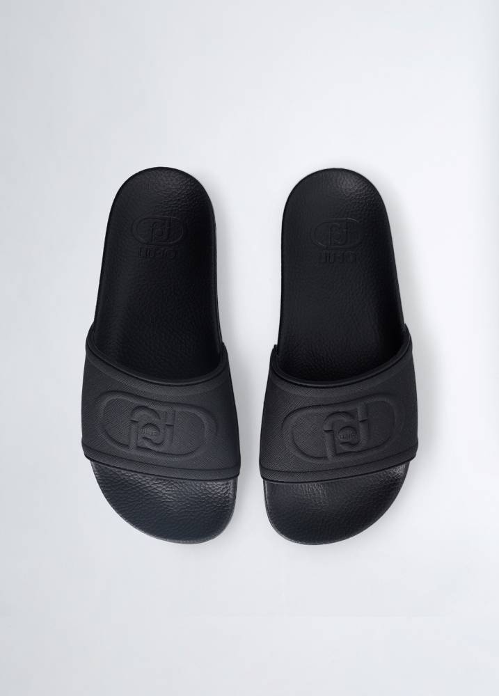 LIU JO KOS 19 - SLIDES WITH MAXI LOGO