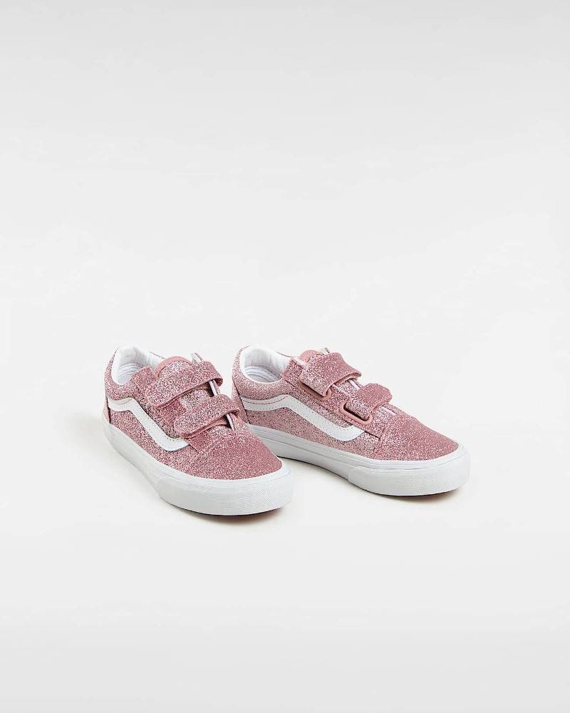 VANS KIDS OLD SKOOL VELCRO GLITTER