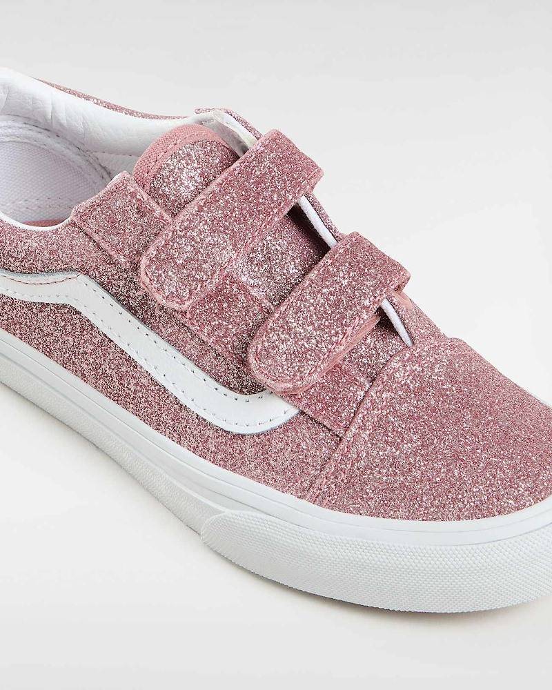 VANS KIDS OLD SKOOL VELCRO GLITTER