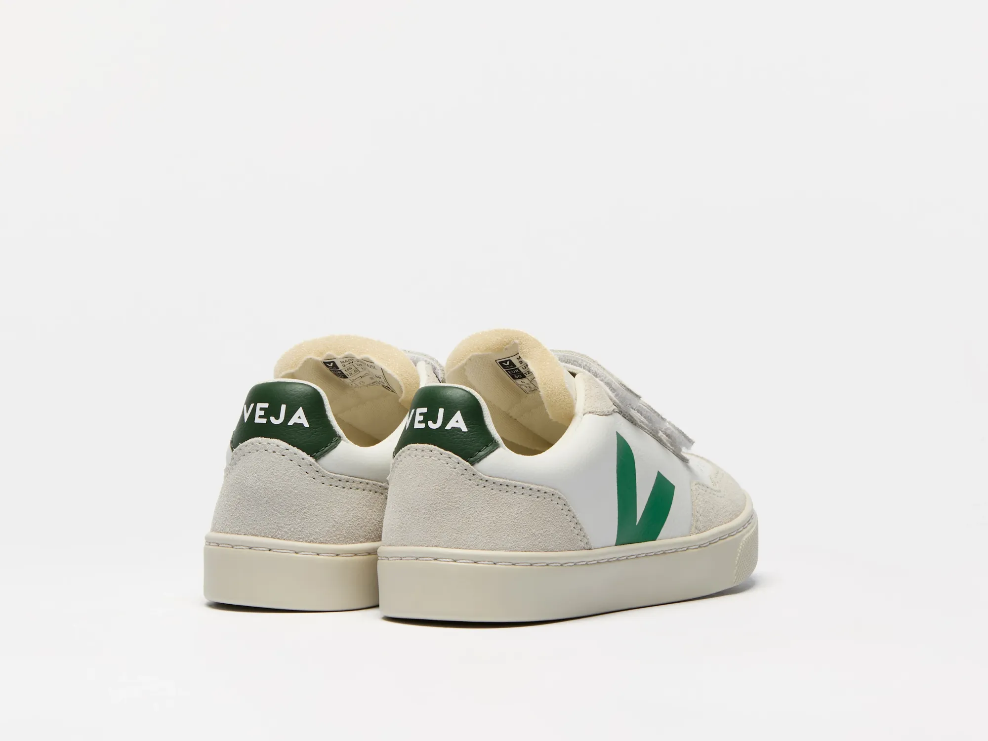 VEJA V-90 ORGANIC TRACED LEATHER JUNIOR