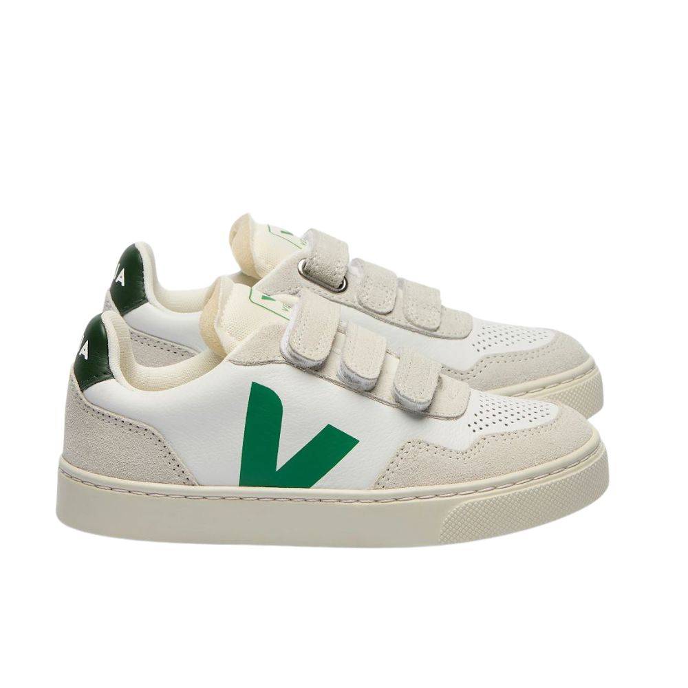VEJA V-90 ORGANIC TRACED LEATHER JUNIOR