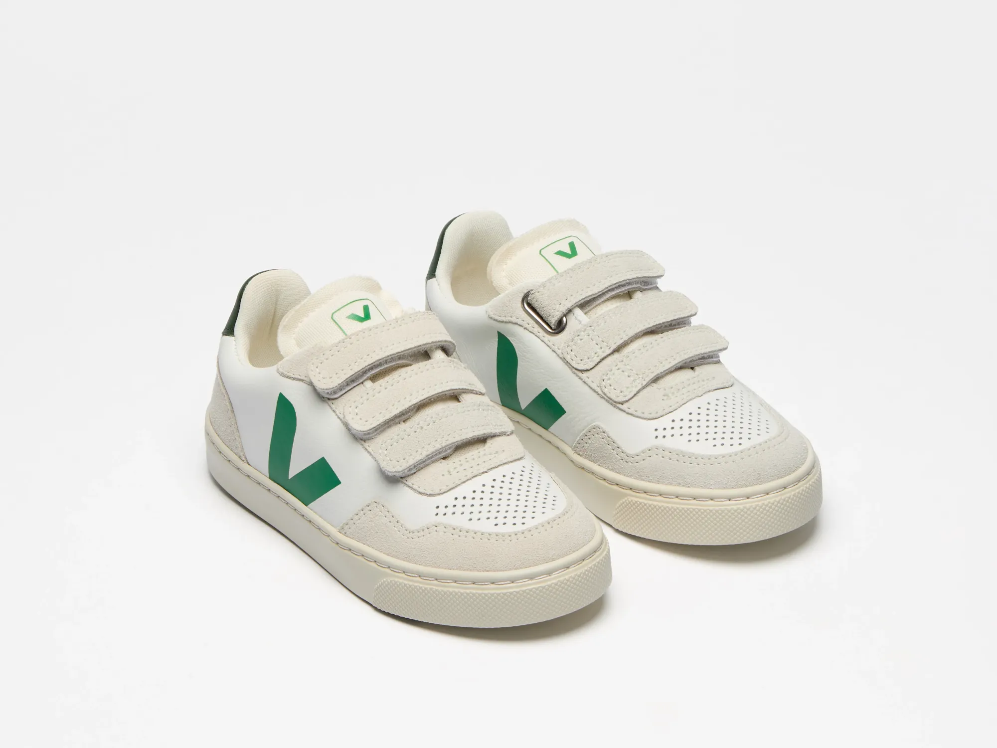VEJA V-90 ORGANIC TRACED LEATHER KIDS