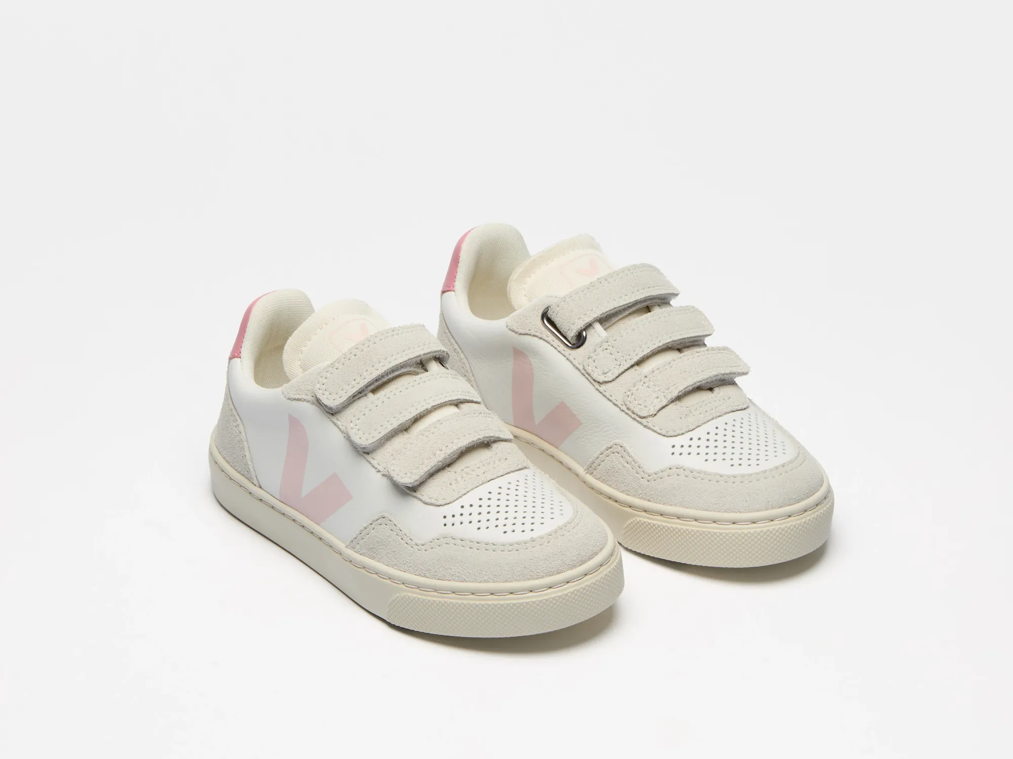 VEJA V-90 ORGANIC TRACED LEATHER KIDS