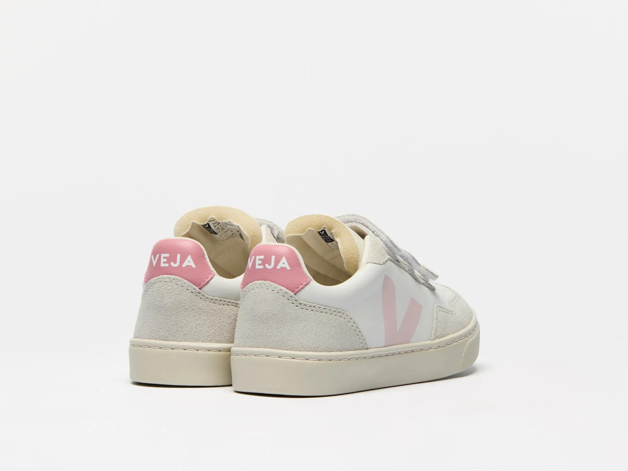 VEJA V-90 ORGANIC TRACED LEATHER KIDS