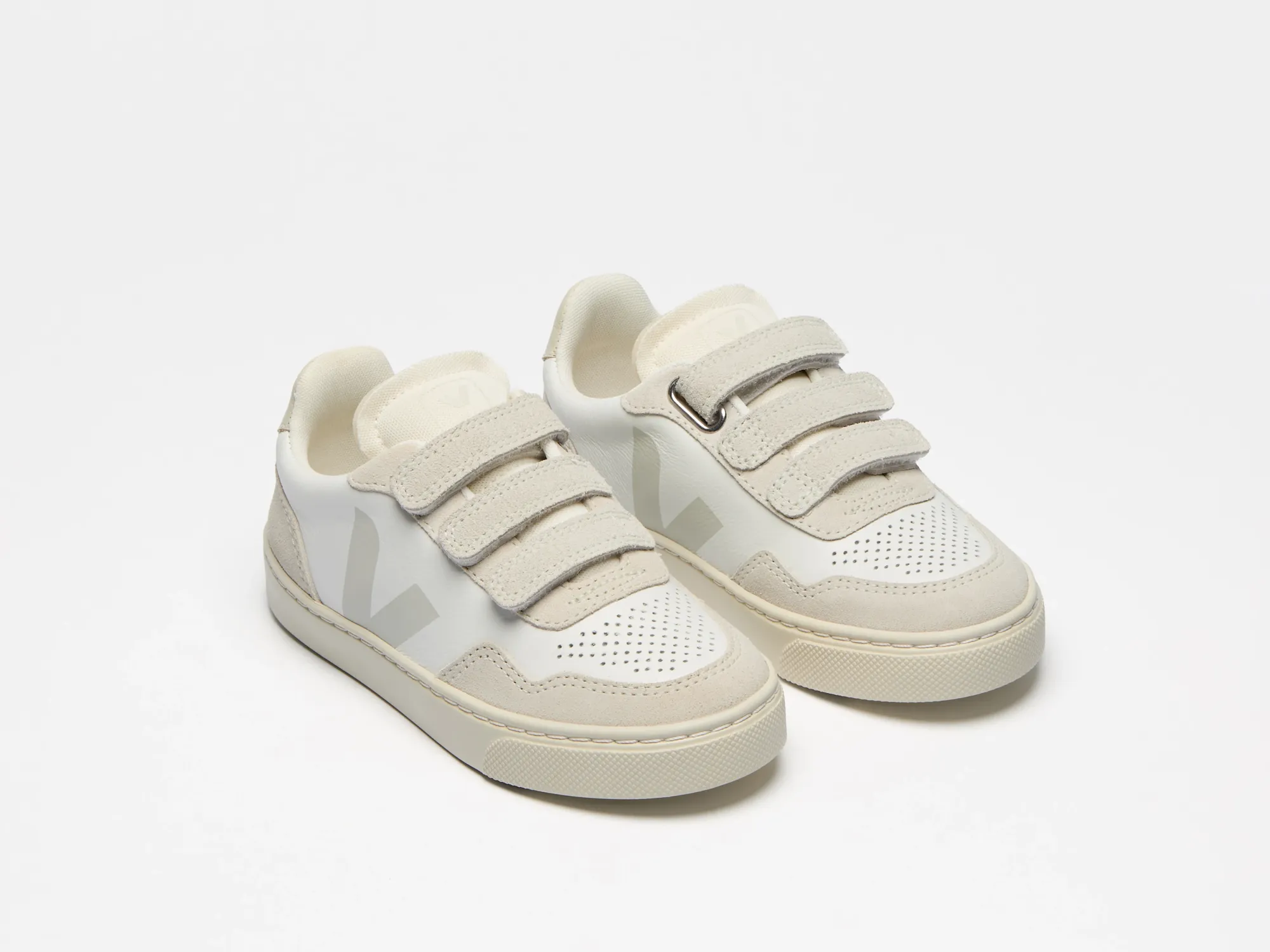 VEJA V-90 ORGANIC TRACED LEATHER KIDS