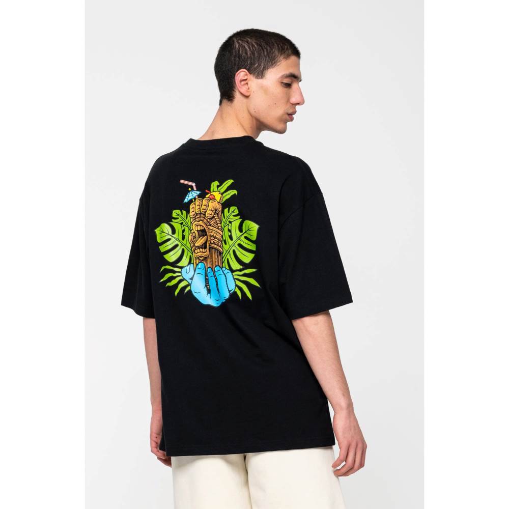 SANTA CRUZ TIKI HAND BACK T-SHIRT