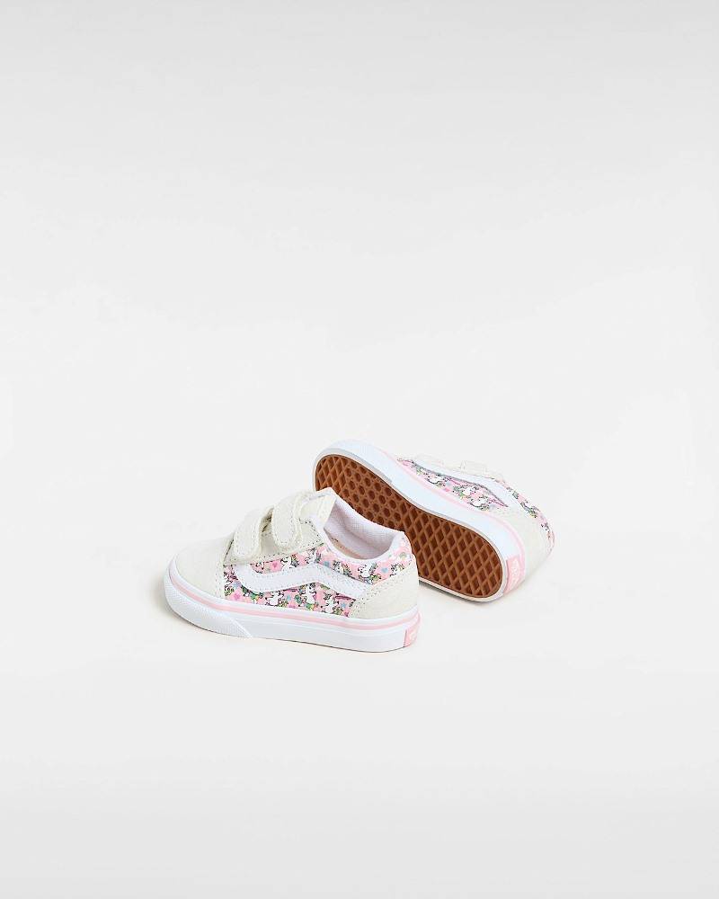 VANS TODDLER OLD SKOOL VELCRO SHOES