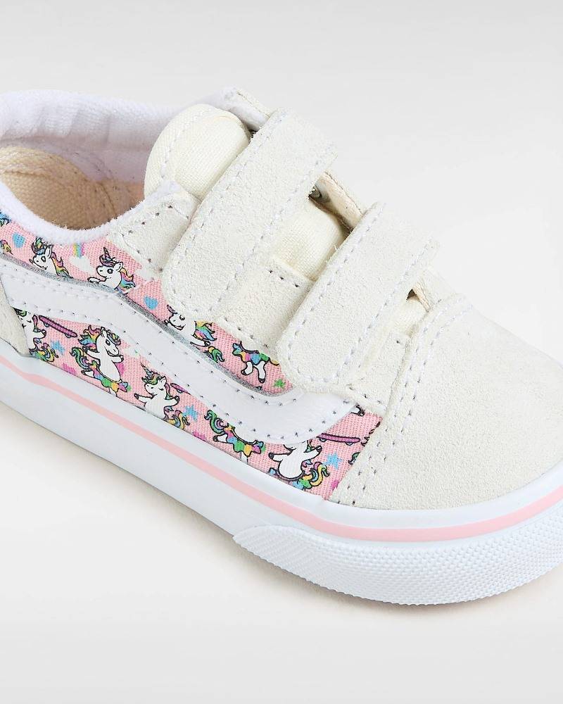 VANS TODDLER OLD SKOOL VELCRO SHOES