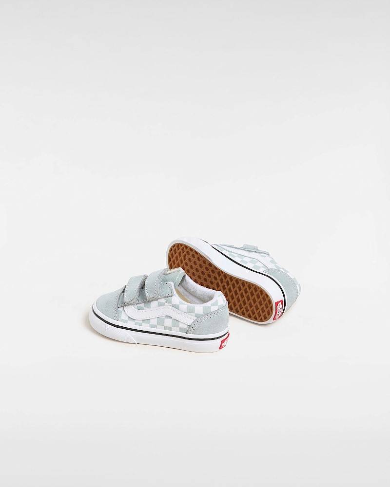 VANS TODDLER OLD SKOOL VELCRO COLOR THEORY SHOES