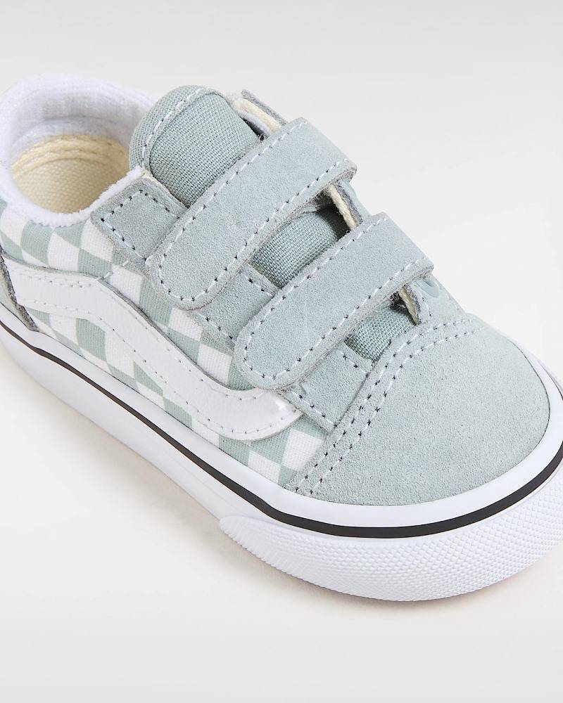 VANS TODDLER OLD SKOOL VELCRO COLOR THEORY SHOES
