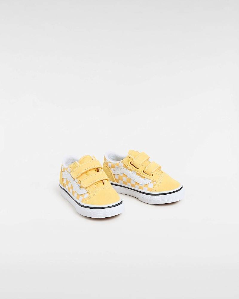 VANS TODDLER OLD SKOOL VELCRO COLOR THEORY SHOES