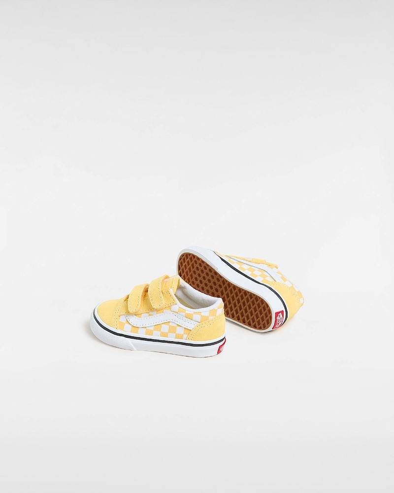 VANS TODDLER OLD SKOOL VELCRO COLOR THEORY SHOES