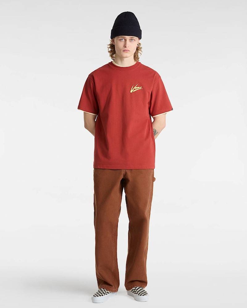 VANS BRUSH SCRIPT LOOSE SS TEE
