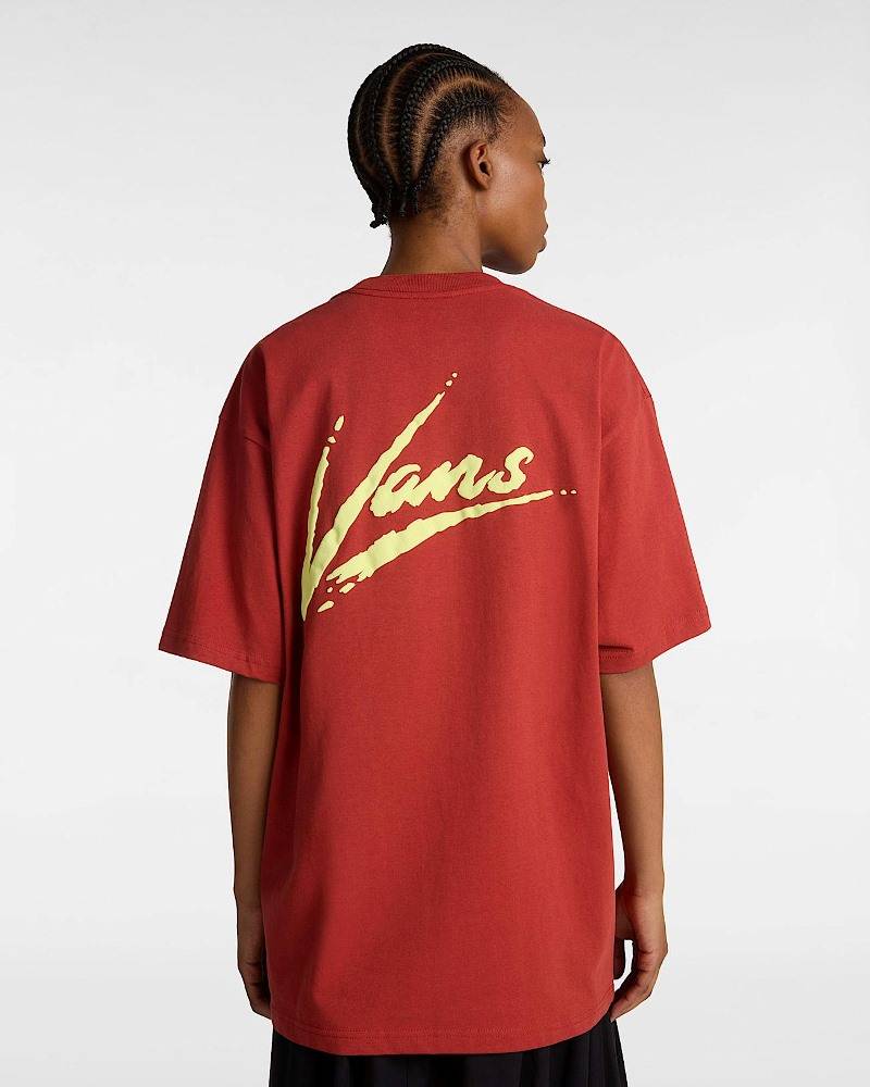 VANS BRUSH SCRIPT LOOSE SS TEE