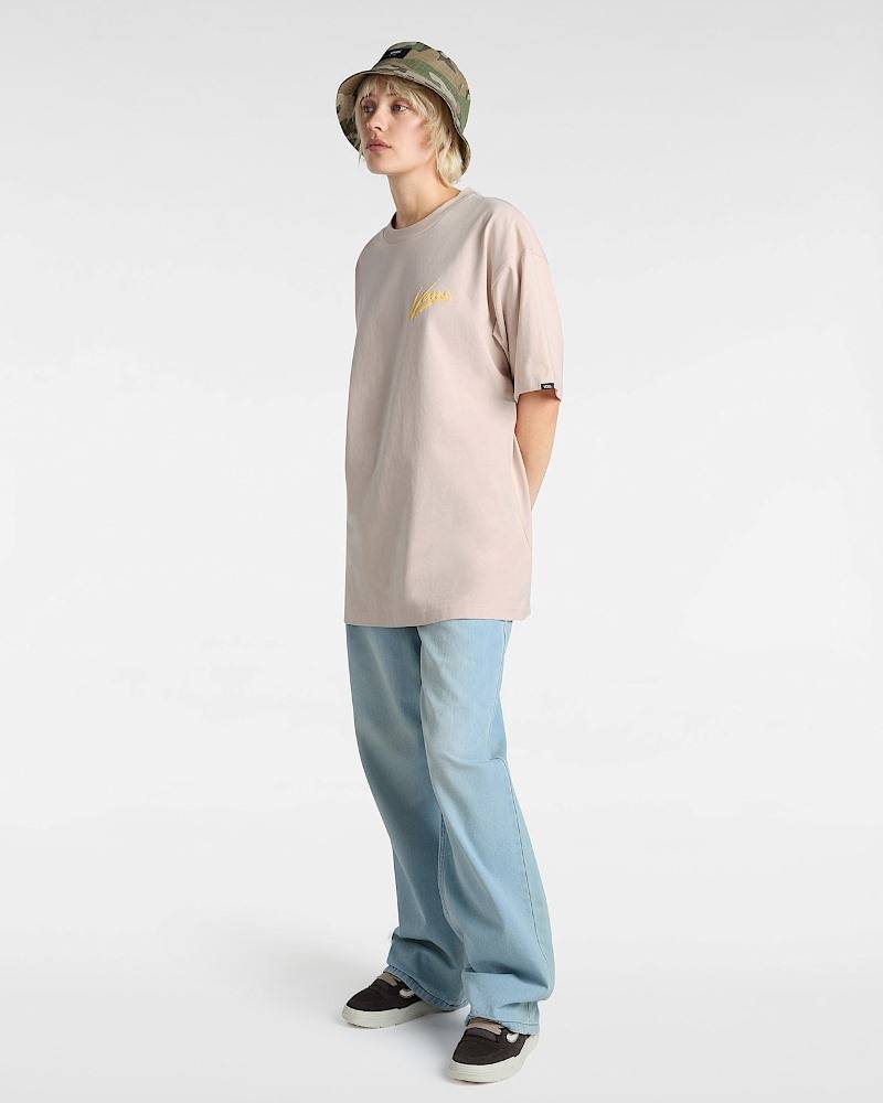 VANS BRUSH SCRIPT LOOSE SS TEE