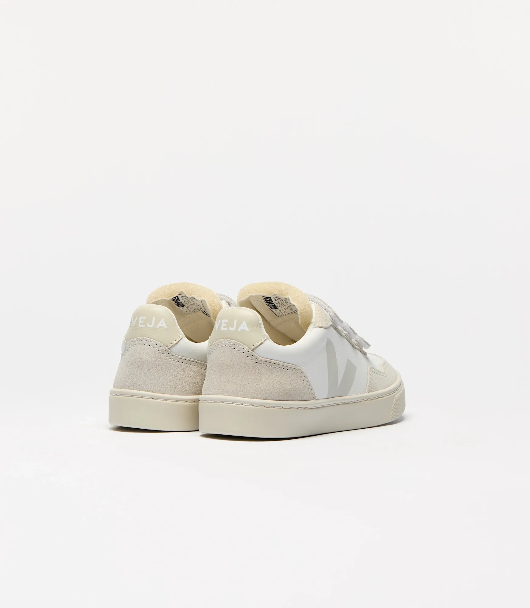 VEJA V-90 ORGANIC TRACED LEATHER JUNIOR