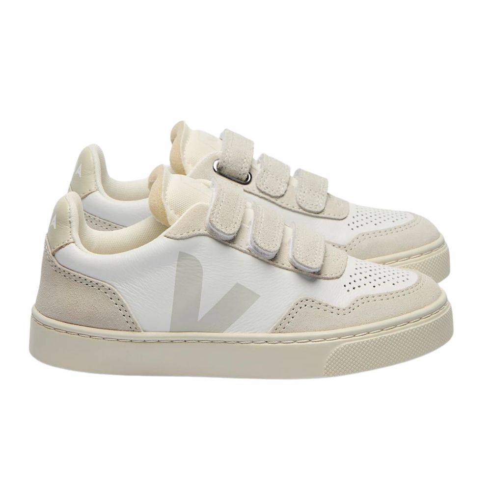 VEJA V-90 ORGANIC TRACED LEATHER JUNIOR