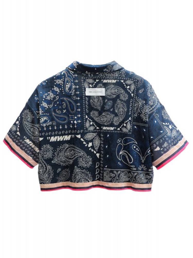 MWM BANDANA CROPPED SHIRT