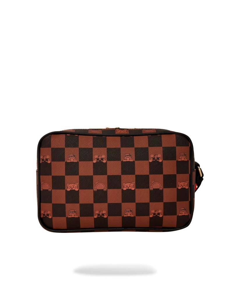 SPRAYGROUND PEEKING CHARACTER CHECK TOILETRY