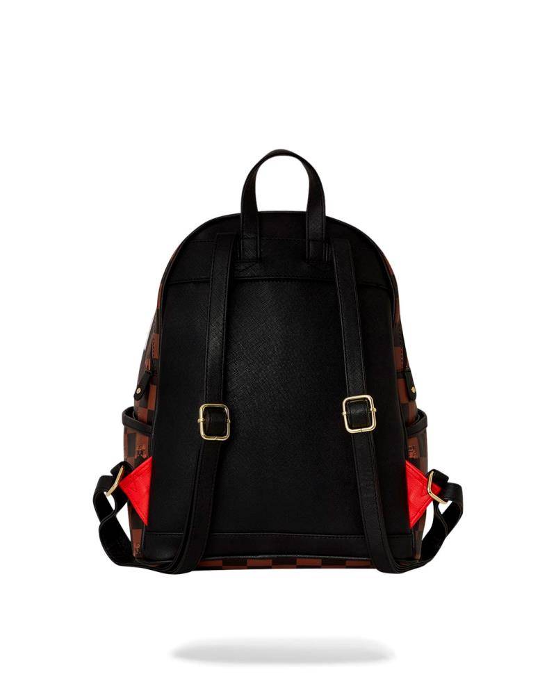 SPRAYGROUND PEEKING CHARACTER CHECK SAVAGE BACKPACK