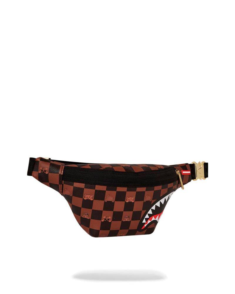 SPRAYGROUND PEEKING CHARACTER CHECK SAVVY CROSSBODY