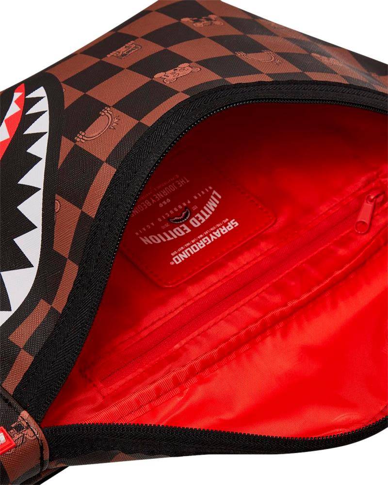 SPRAYGROUND PEEKING CHARACTER CHECK SAVVY CROSSBODY