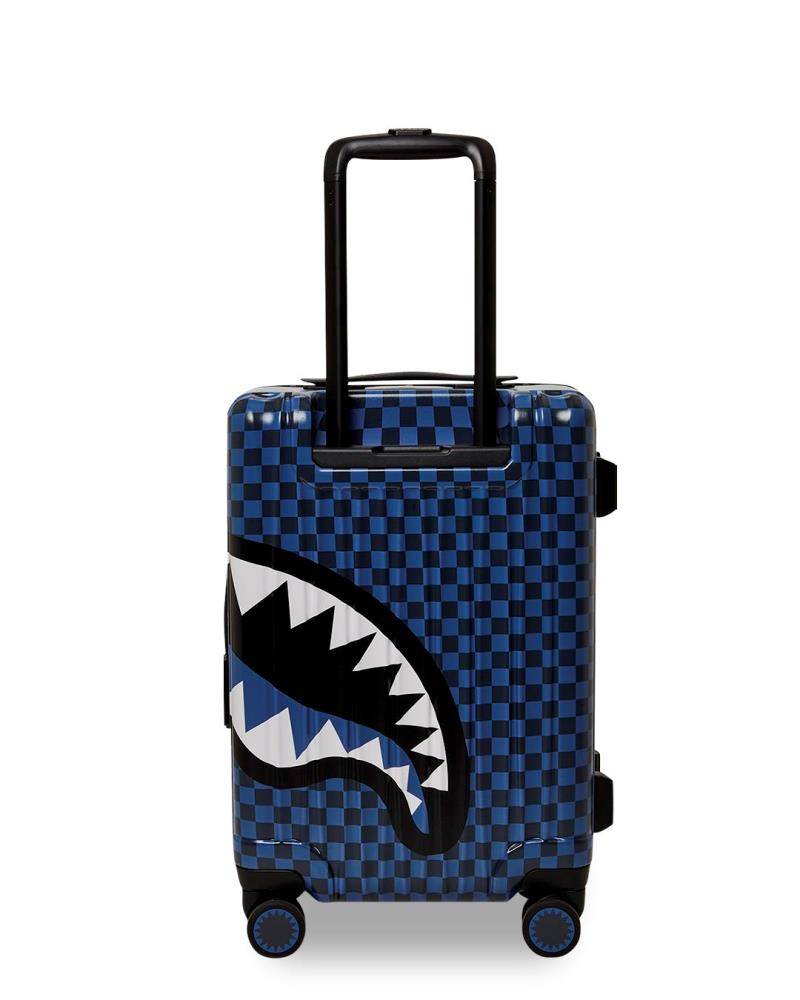 SPRAYGROUND MIDNIGHT SHARKS IN SPACE PARIS CARRY ON HARD LUGGAGE