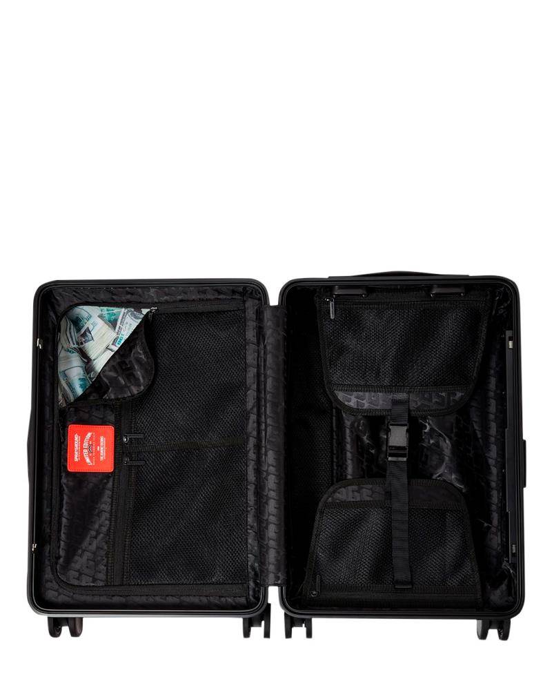SPRAYGROUND UNFINISHED DRIP CARRY ON HARD LUGGAGE