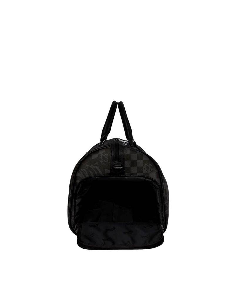 SPRAYGROUND 3AM CHECK PATTERN LARGE DUFFLE