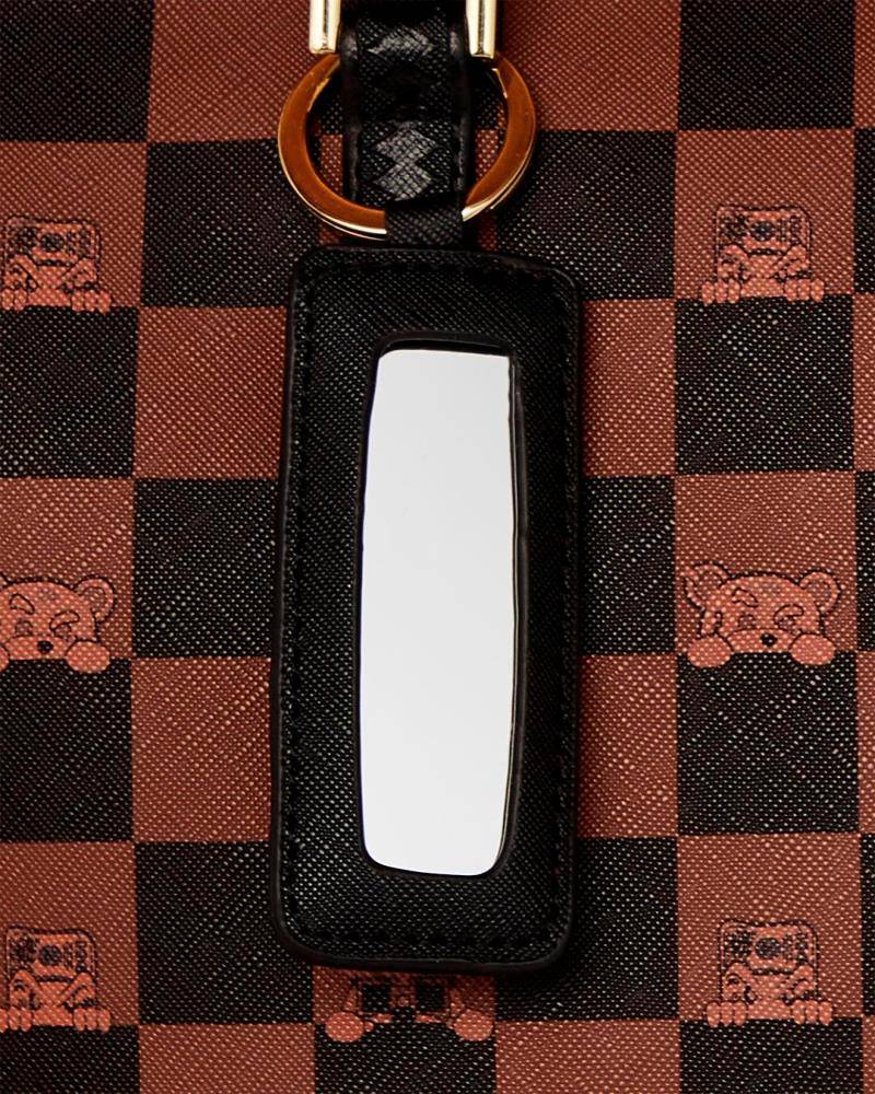 SPRAYGROUND PEEKING CHARACTER CHECK TOTE