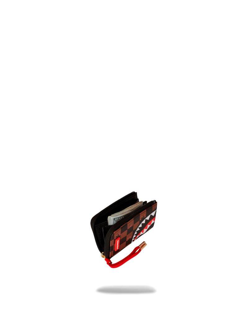 SPRAYGROUND PEEKING CHARACTER CHECK WALLET