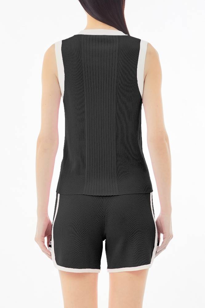 LIU JO KNITTED ATHLEISURE TOP