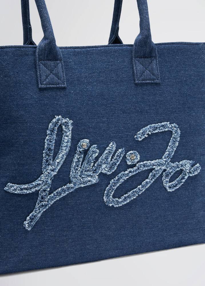 LIU JO DENIM TOTE BAG