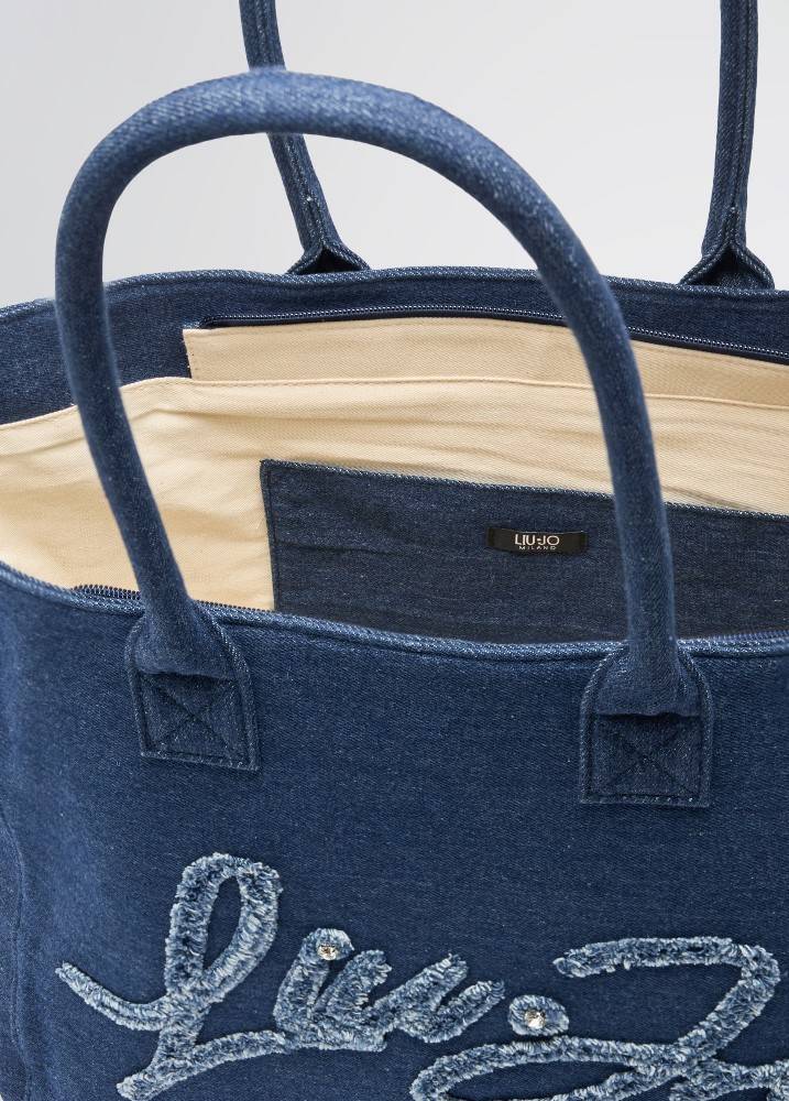 LIU JO DENIM TOTE BAG
