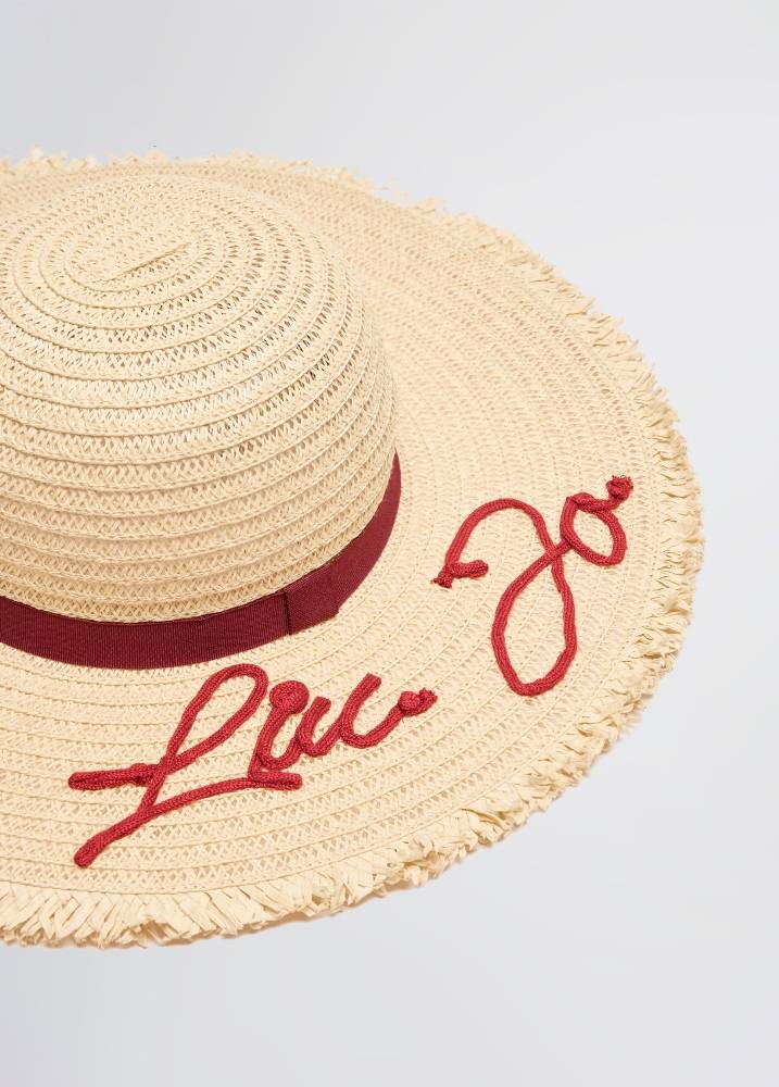 LIU JO BEACHWEAR RAFFIA HAT