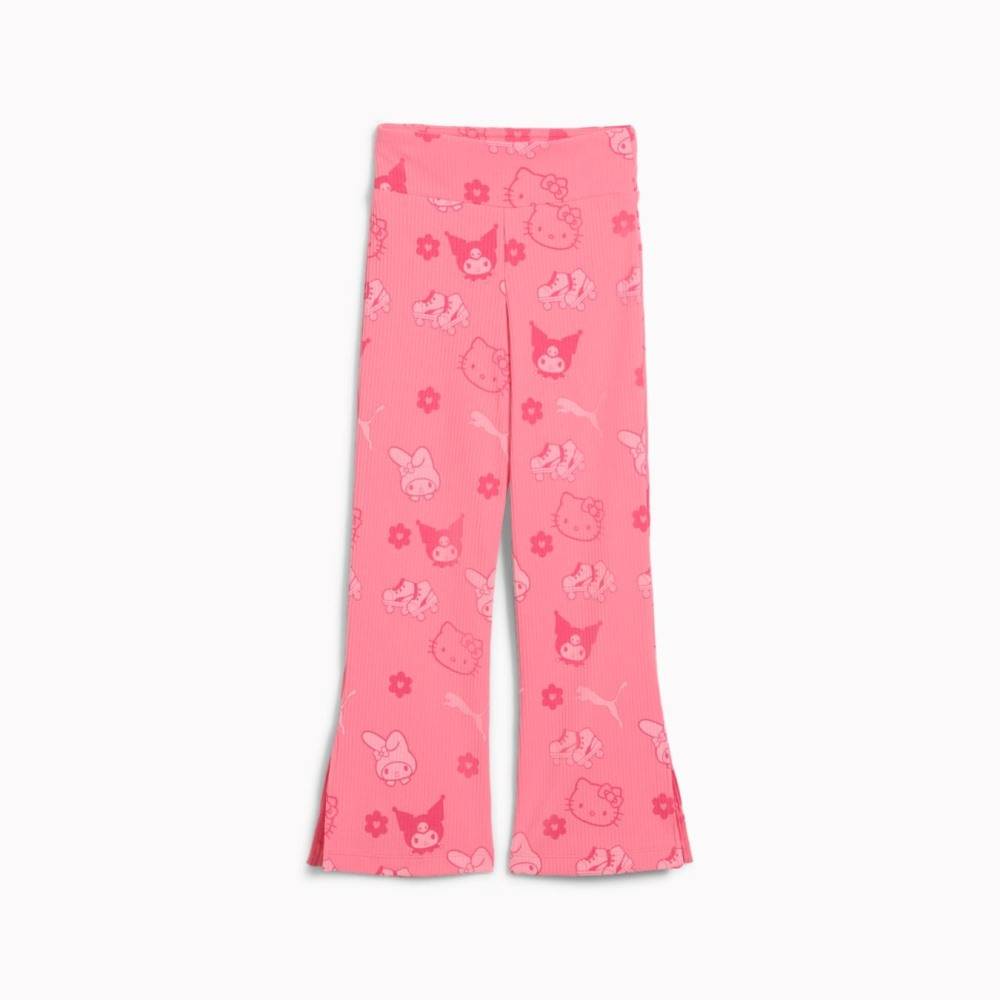 PUMA X HELLO KITTY & FRIENDS AOP RIBBED FLARED LEGGINGS