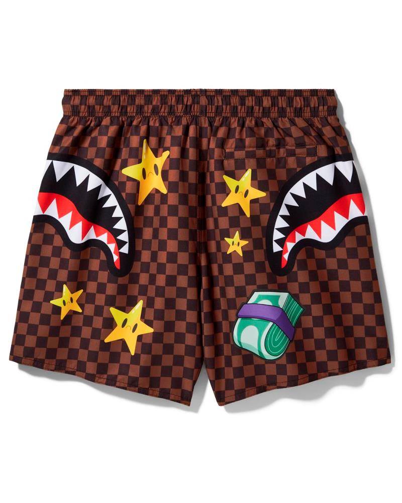 SPRAYGROUND PARIS PATCH SWIM SHORT