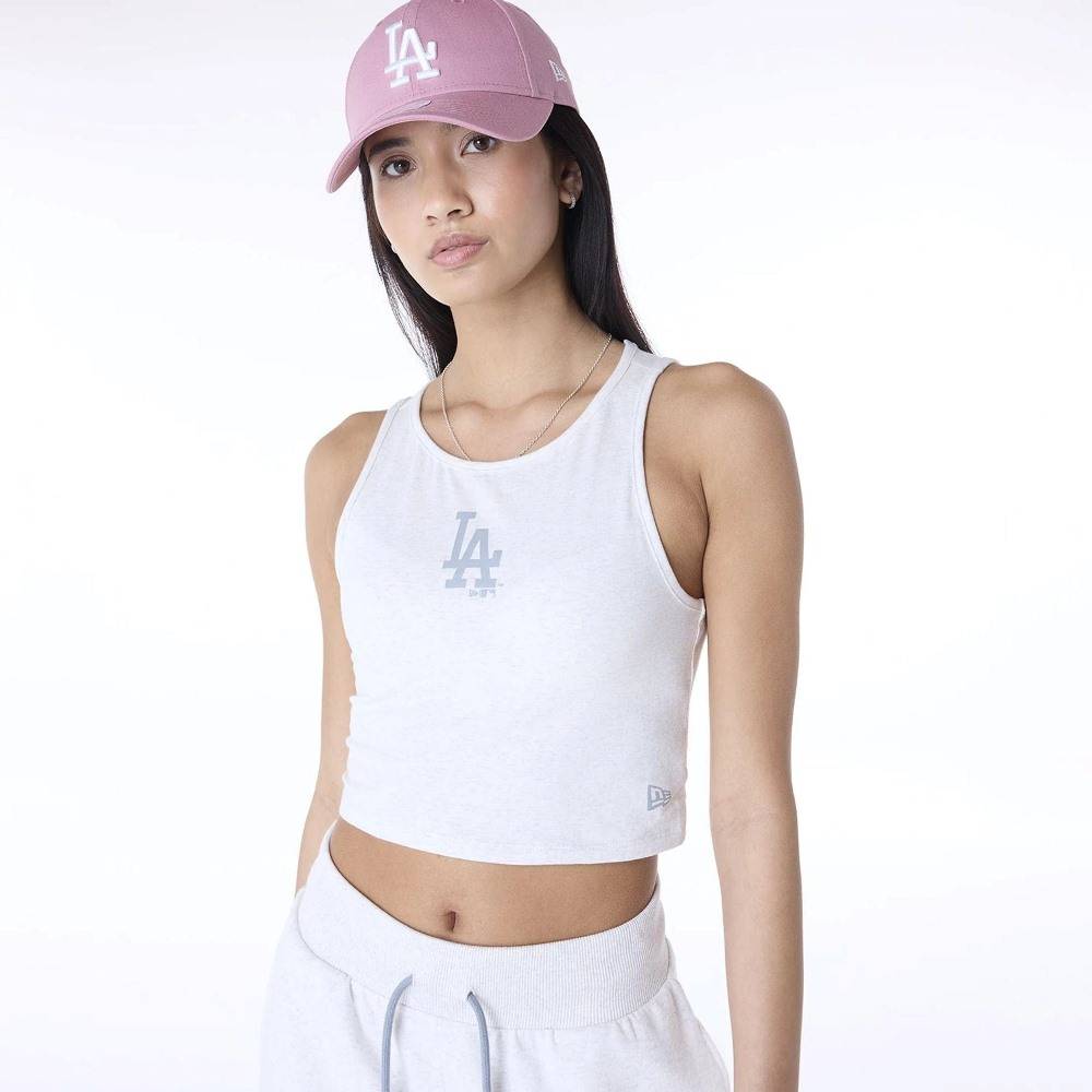 NEW ERA WMNS MLB LEAGUE ESSENTIAL CROP TANK LOS ANGELES DODGERS