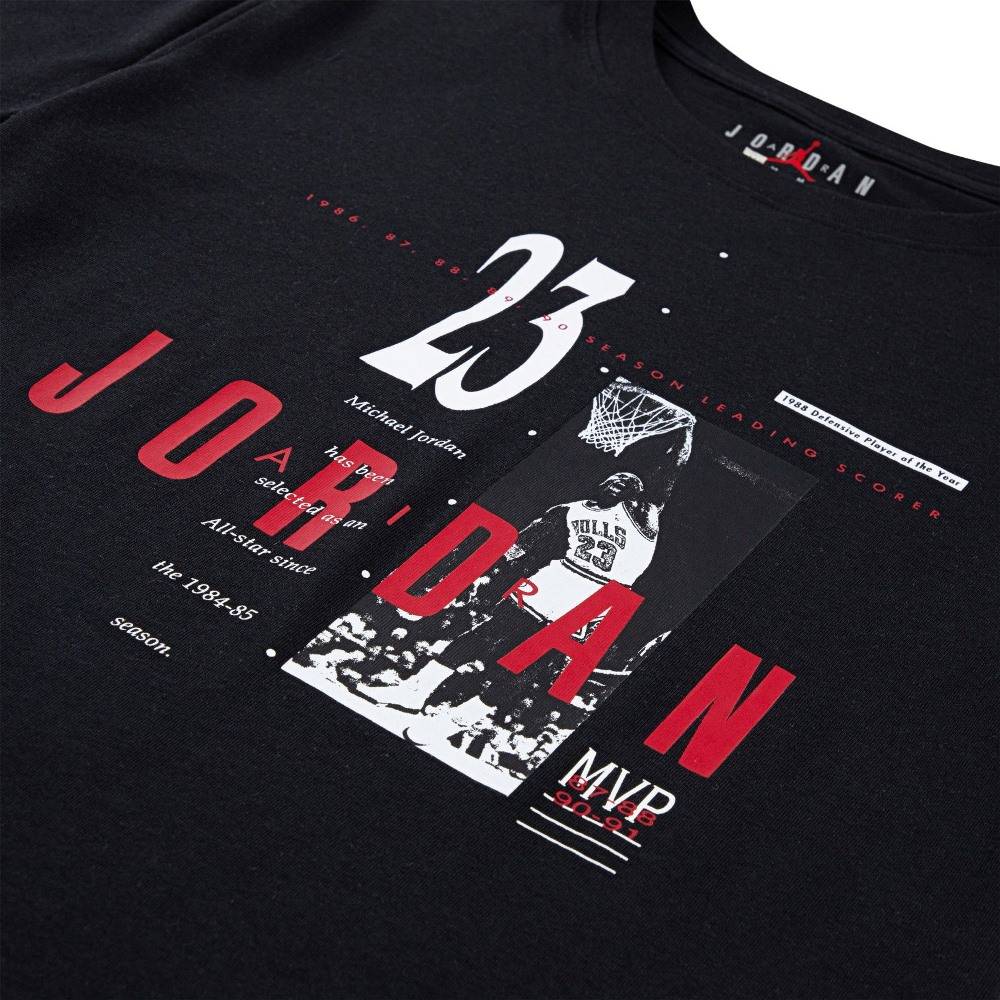 NIKE JORDAN BOYS MJ BRAND GFX SS CREW