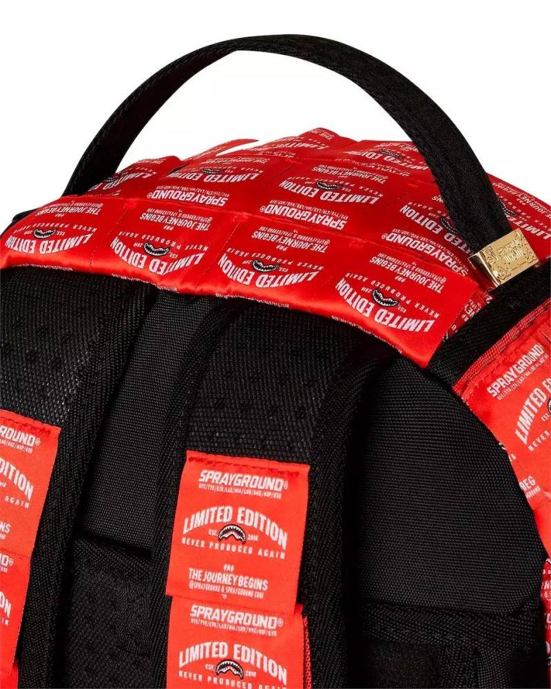 SPRAYGROUND INTERIOR LABEL FRINGE BACKPACK