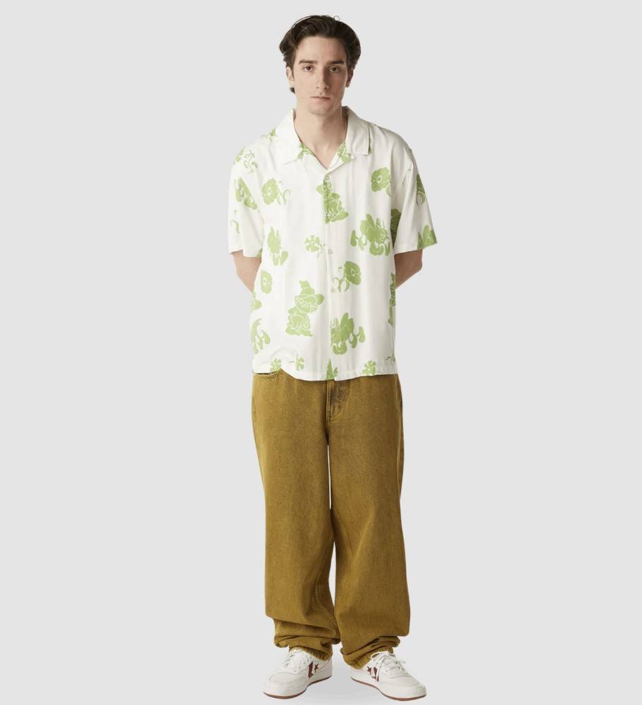 HUF TRIP FLOCKED S/S RESORT SHIRT