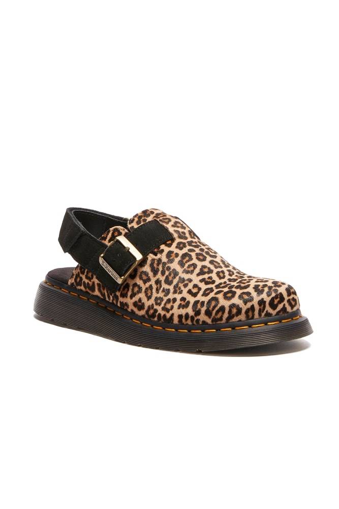 DR. MARTENS JORGE II MINI LEOPARD SPOT MULE