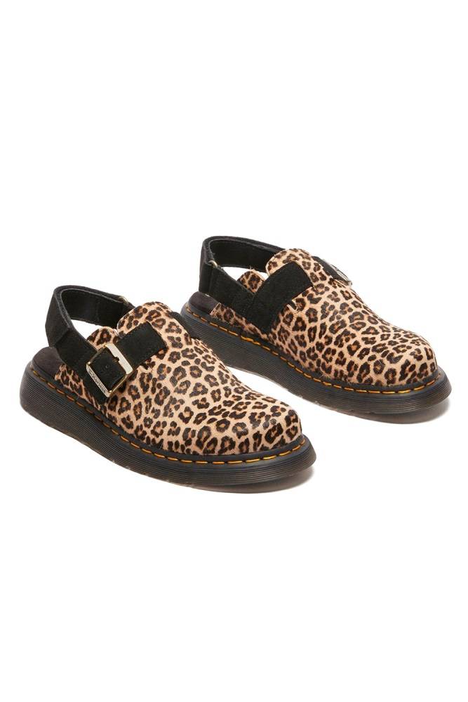 DR. MARTENS JORGE II MINI LEOPARD SPOT MULE