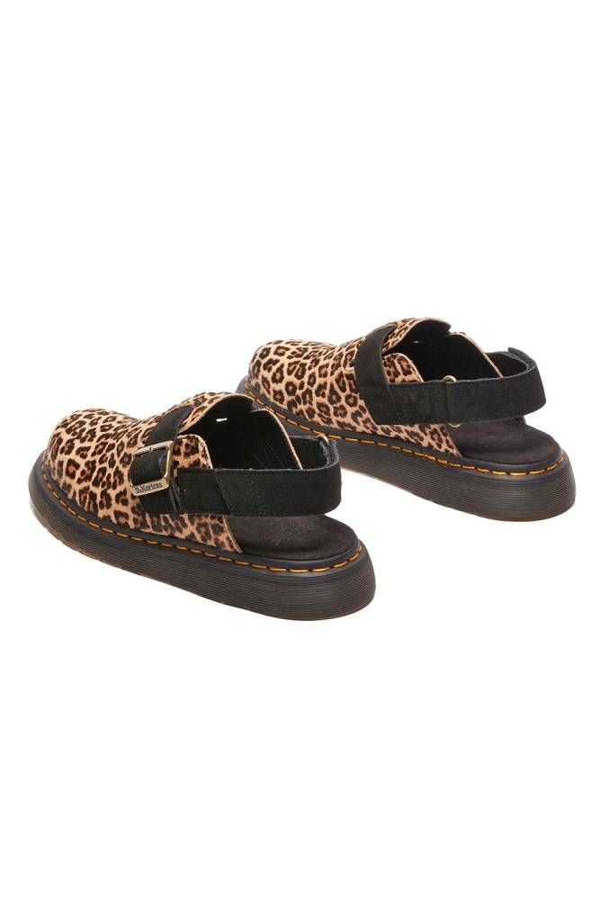 DR. MARTENS JORGE II MINI LEOPARD SPOT MULE