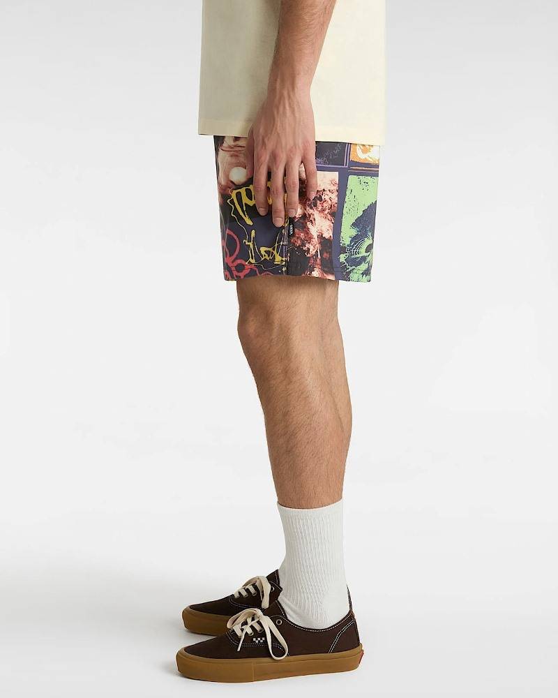 VANS PRIMARY CRAZY PRINT LOOSE SWIMSHORT