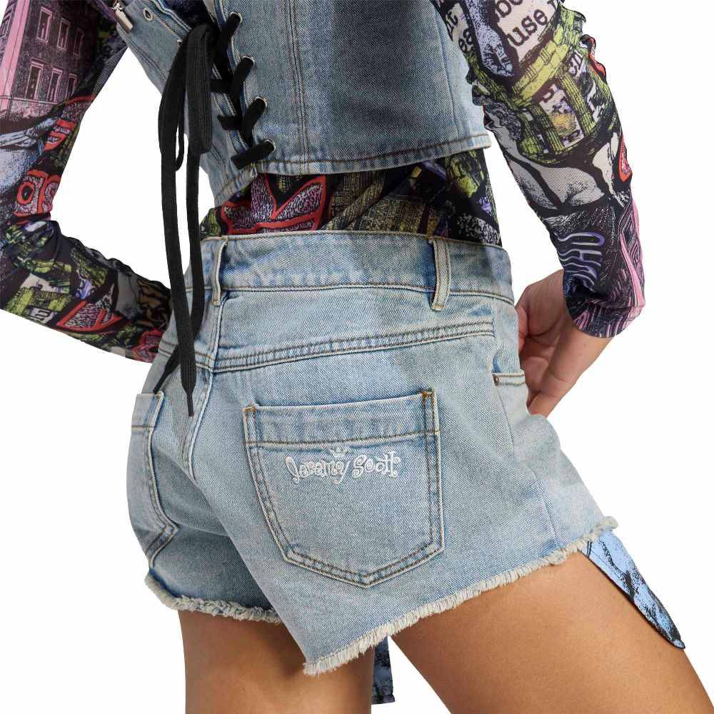 Adidas by Jeremy Scott DENIM SHORTS