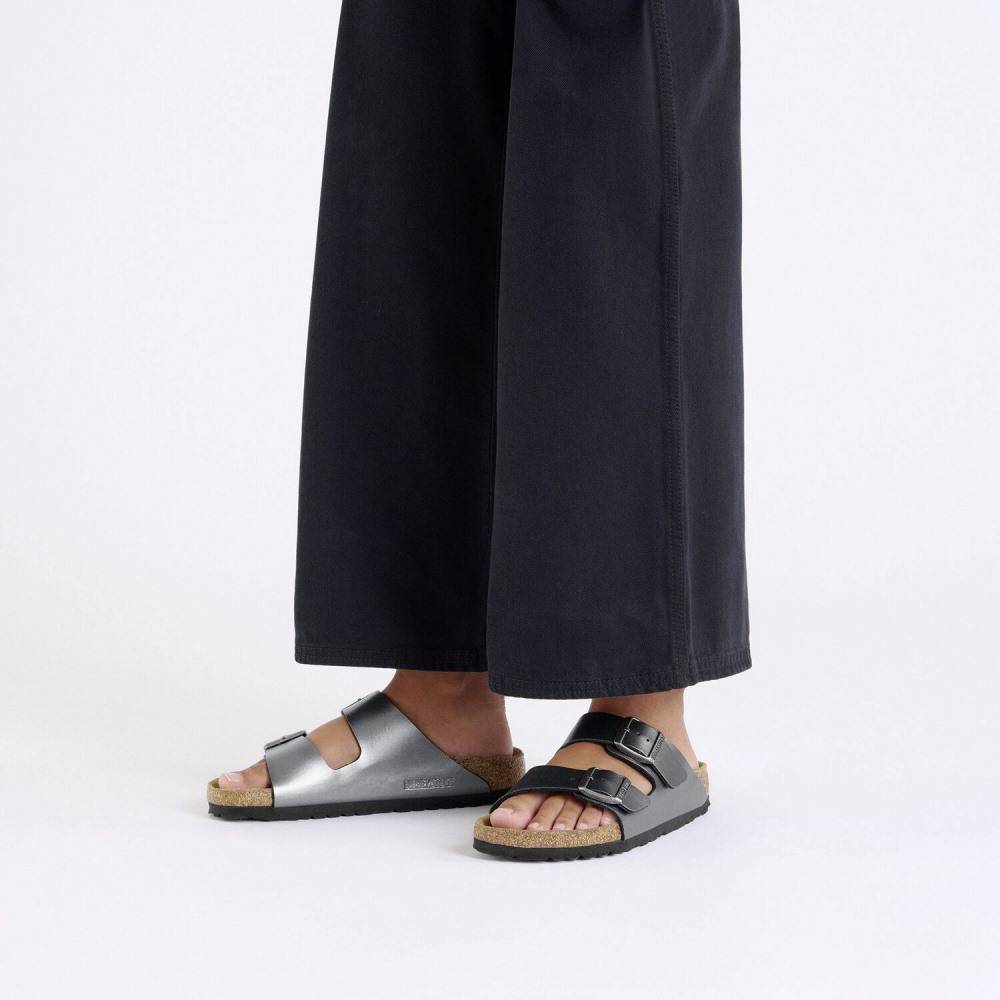 BIRKENSTOCK ARIZONA BIRKO-FLOR METALLICS NARROW