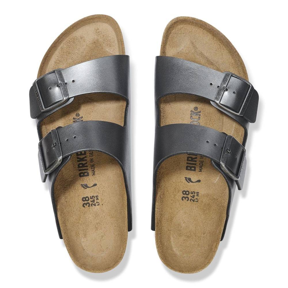 BIRKENSTOCK ARIZONA BIRKO-FLOR METALLICS NARROW