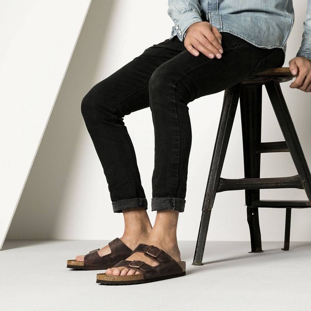 BIRKENSTOCK ARIZONA OILED LEATHER NARROW