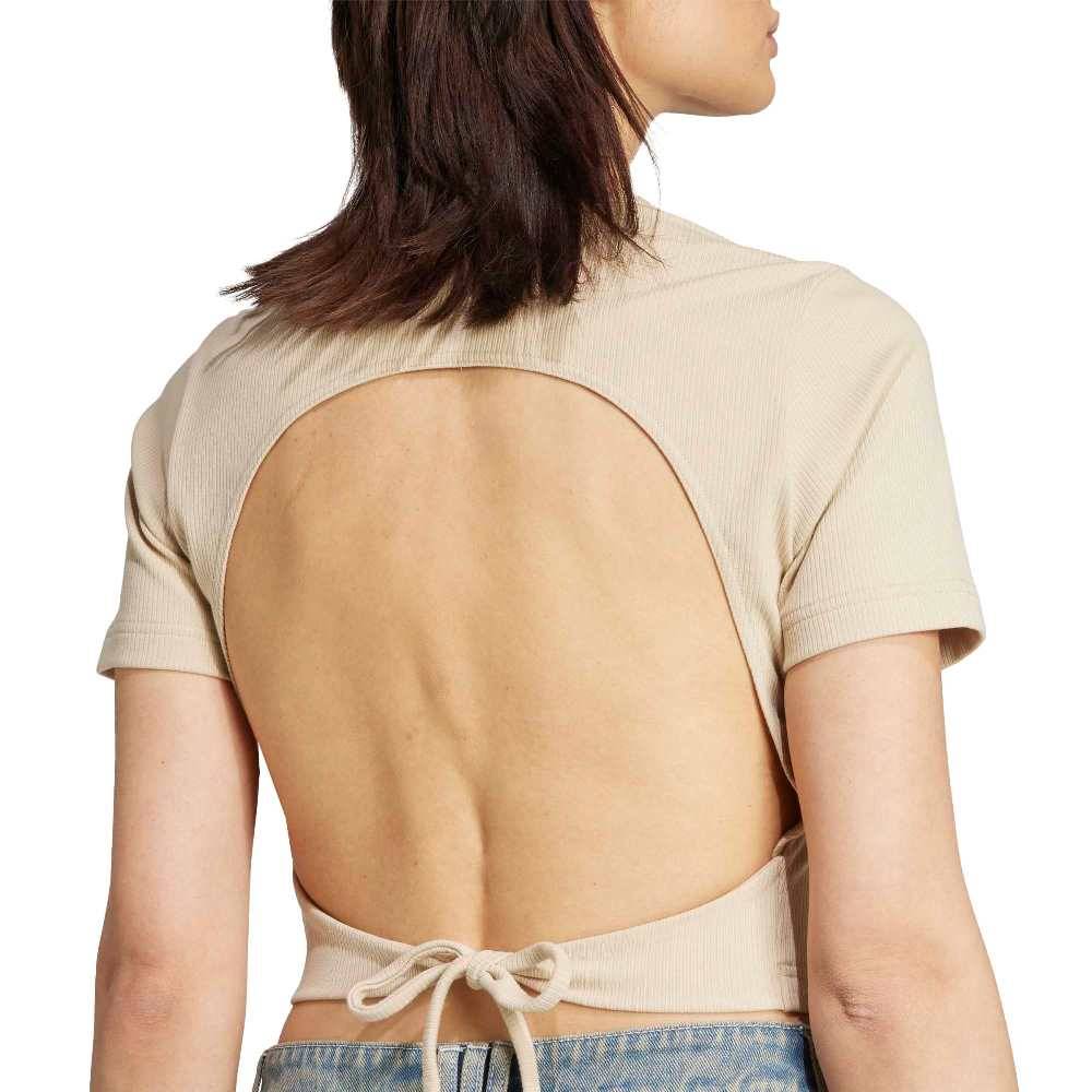ADIDAS CUT OUT RIB TEE